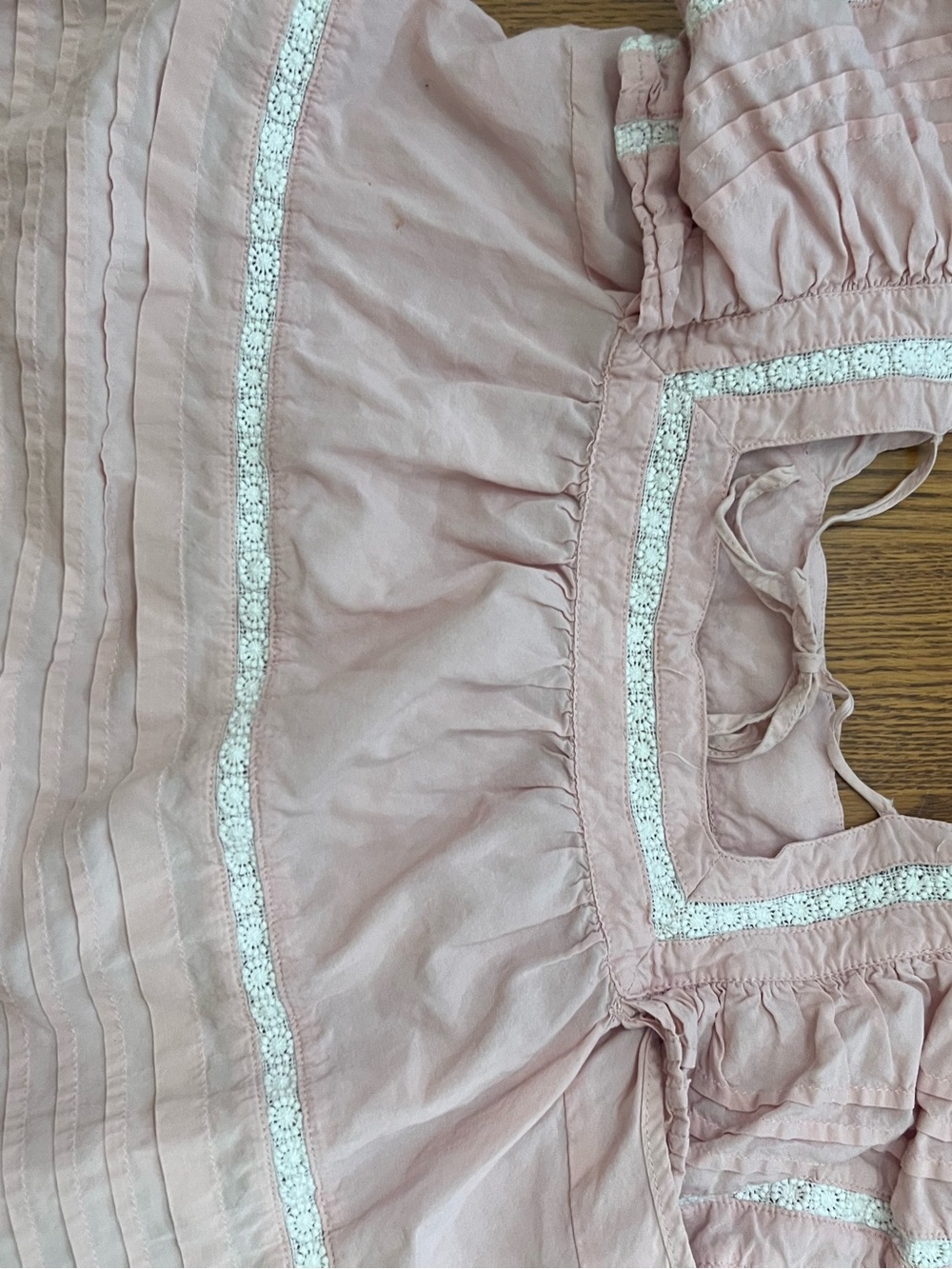Women’s Pink Ruffle Two-Piece Set - Picture 3 of 5